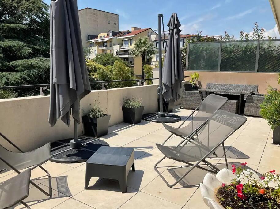 Toit Terrasse Dans Avec Piscine Appartamento