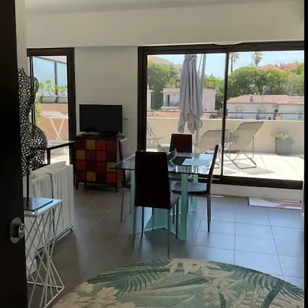Toit Terrasse Dans Residence Avec Piscine Cannes Exterior foto